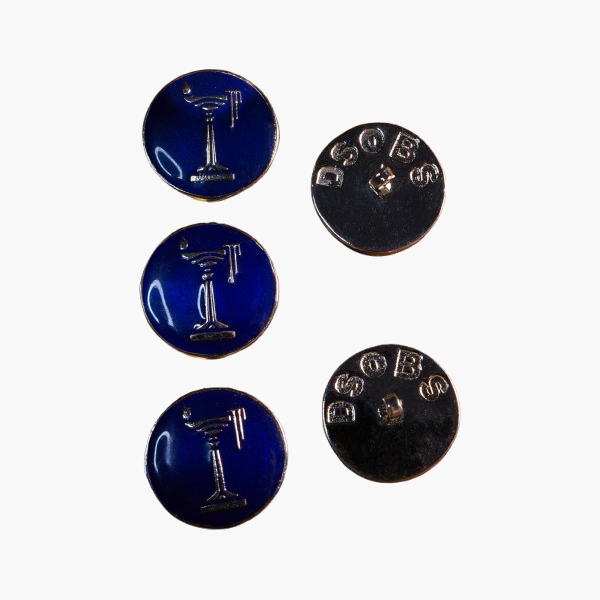 Button Big Blue