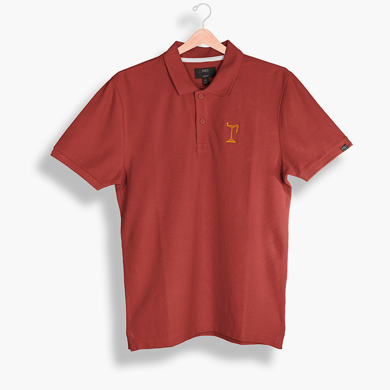 T-Shirt Polo M & S Rust