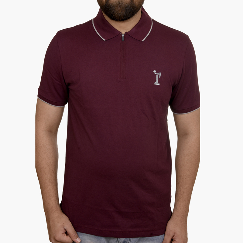 T-Shirt Polo CG Burgundy